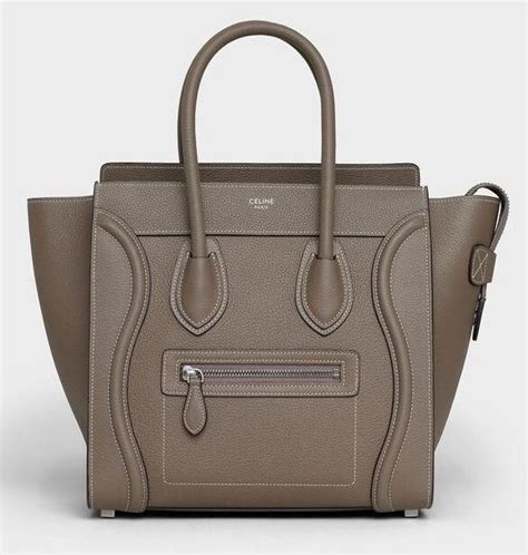 celine luggage souris|MICRO LUGGAGE HANDBAG IN DRUMMED CALFSKIN.